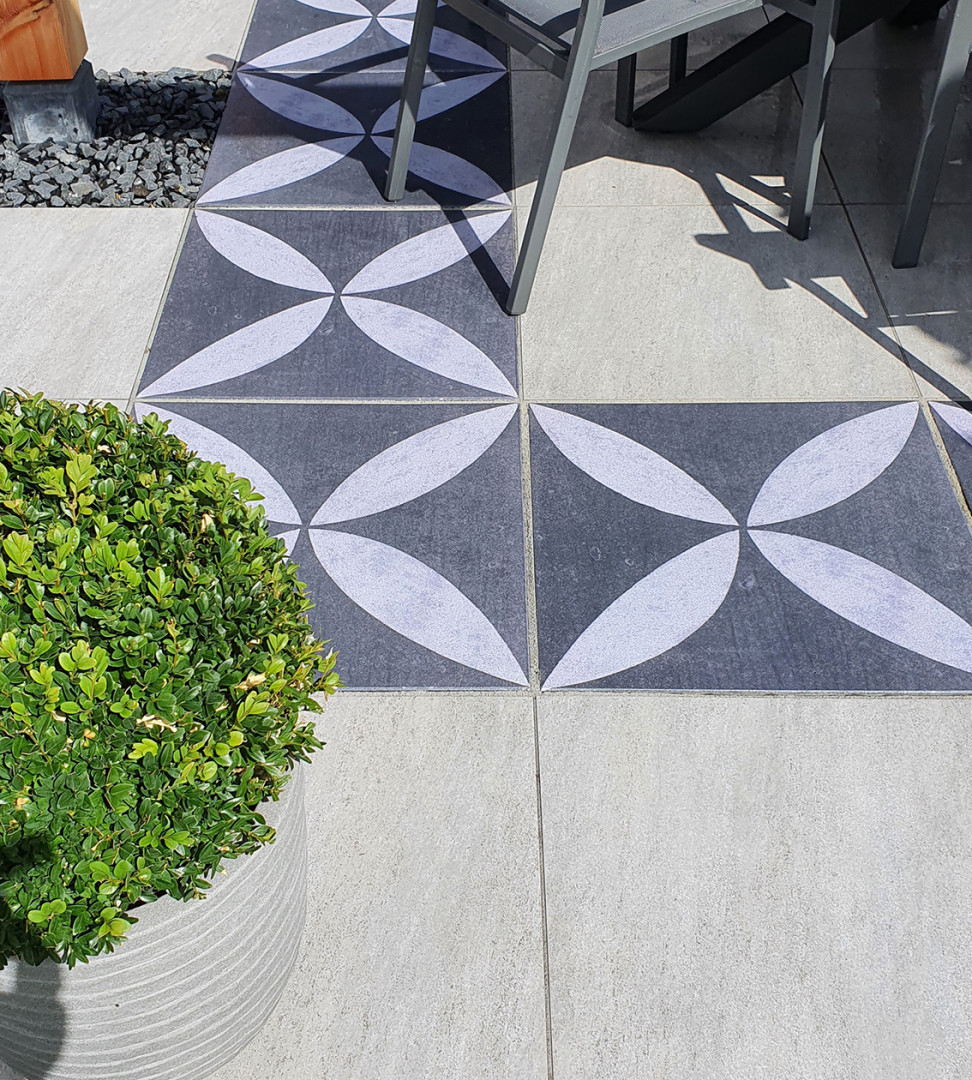 Keramische tegel Kera Twice 60x60x5cm Flower