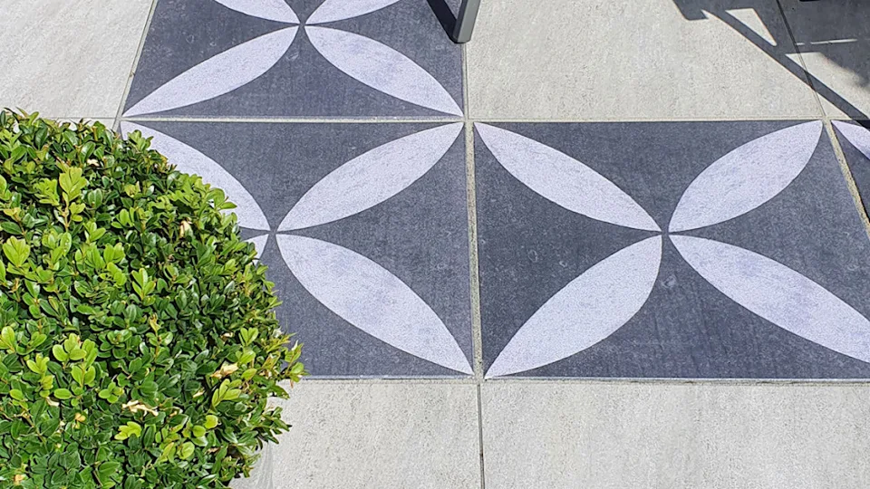 Keramische tegel Kera Twice 60x60x5cm Flower