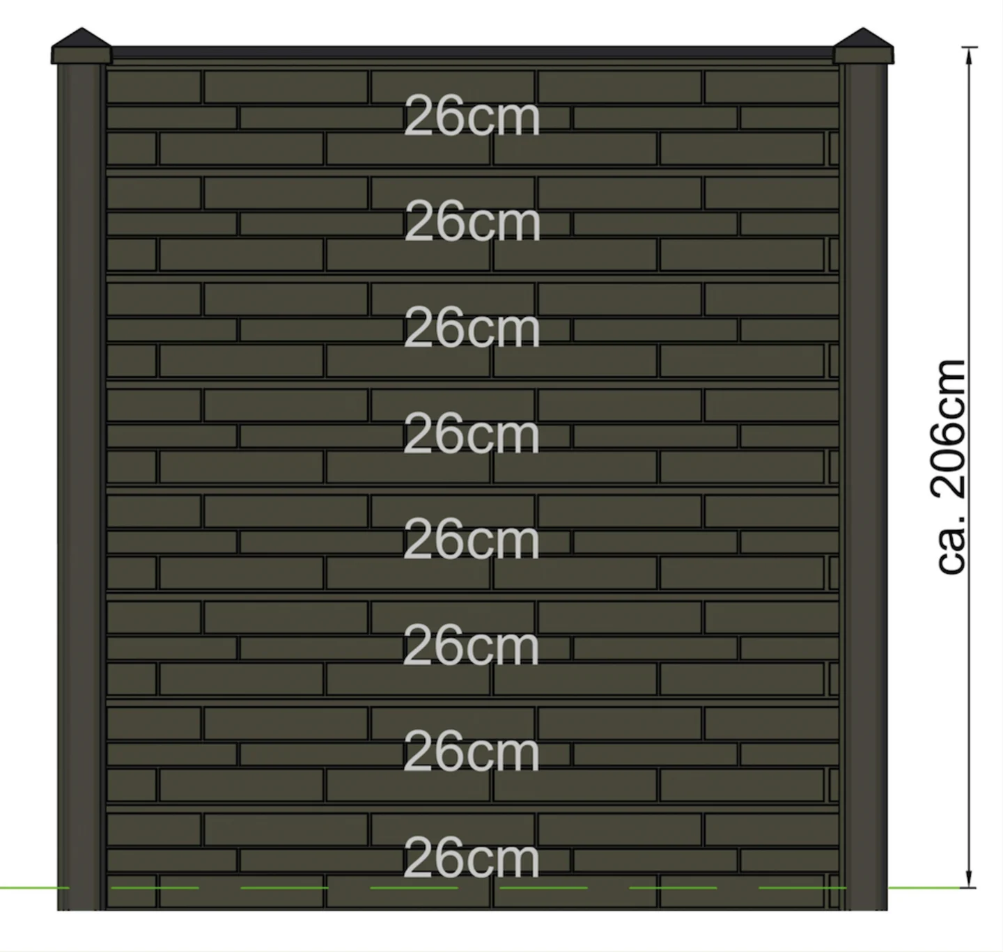 beton sleufpaal spui