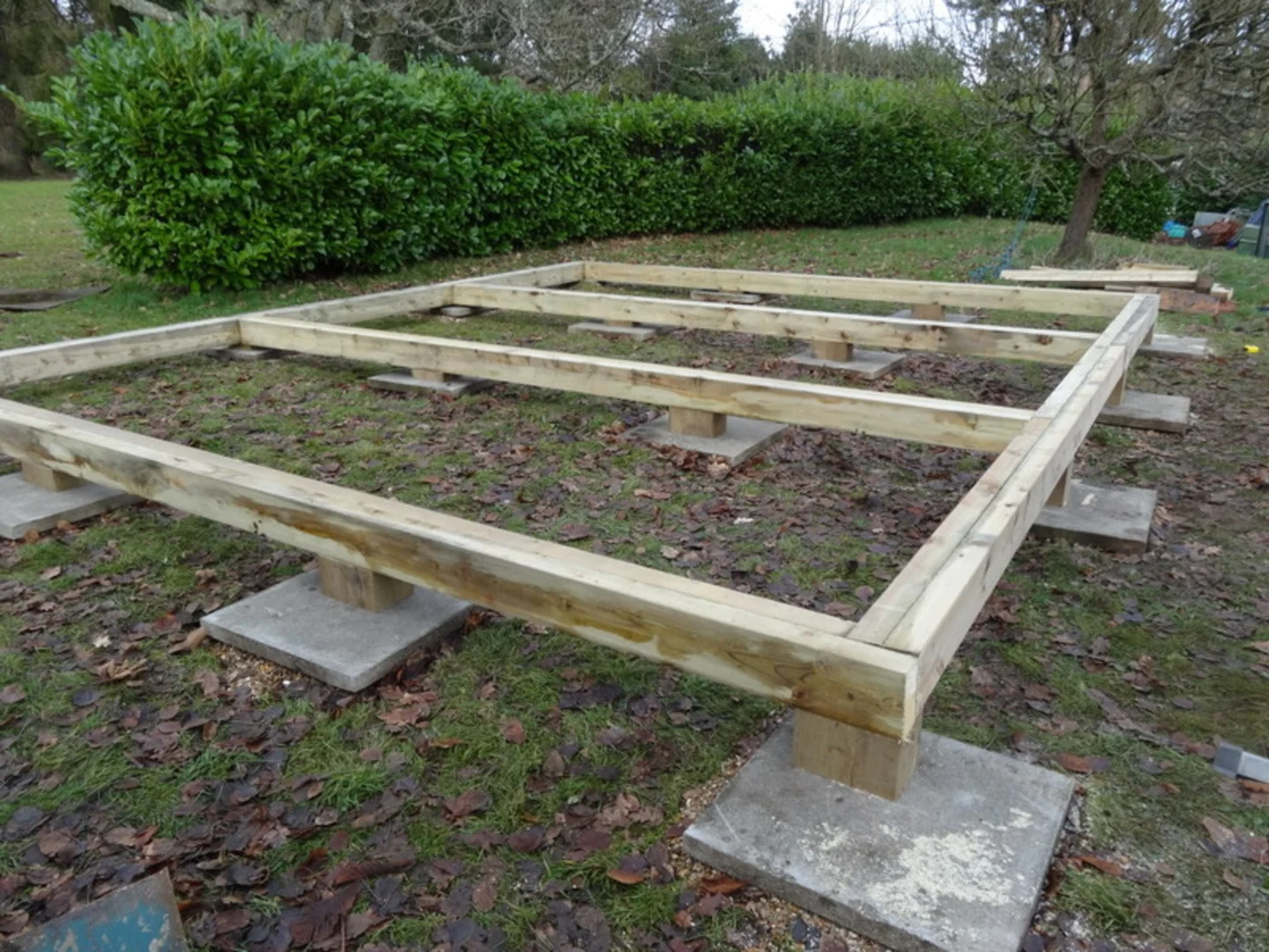 Timber base log sizes