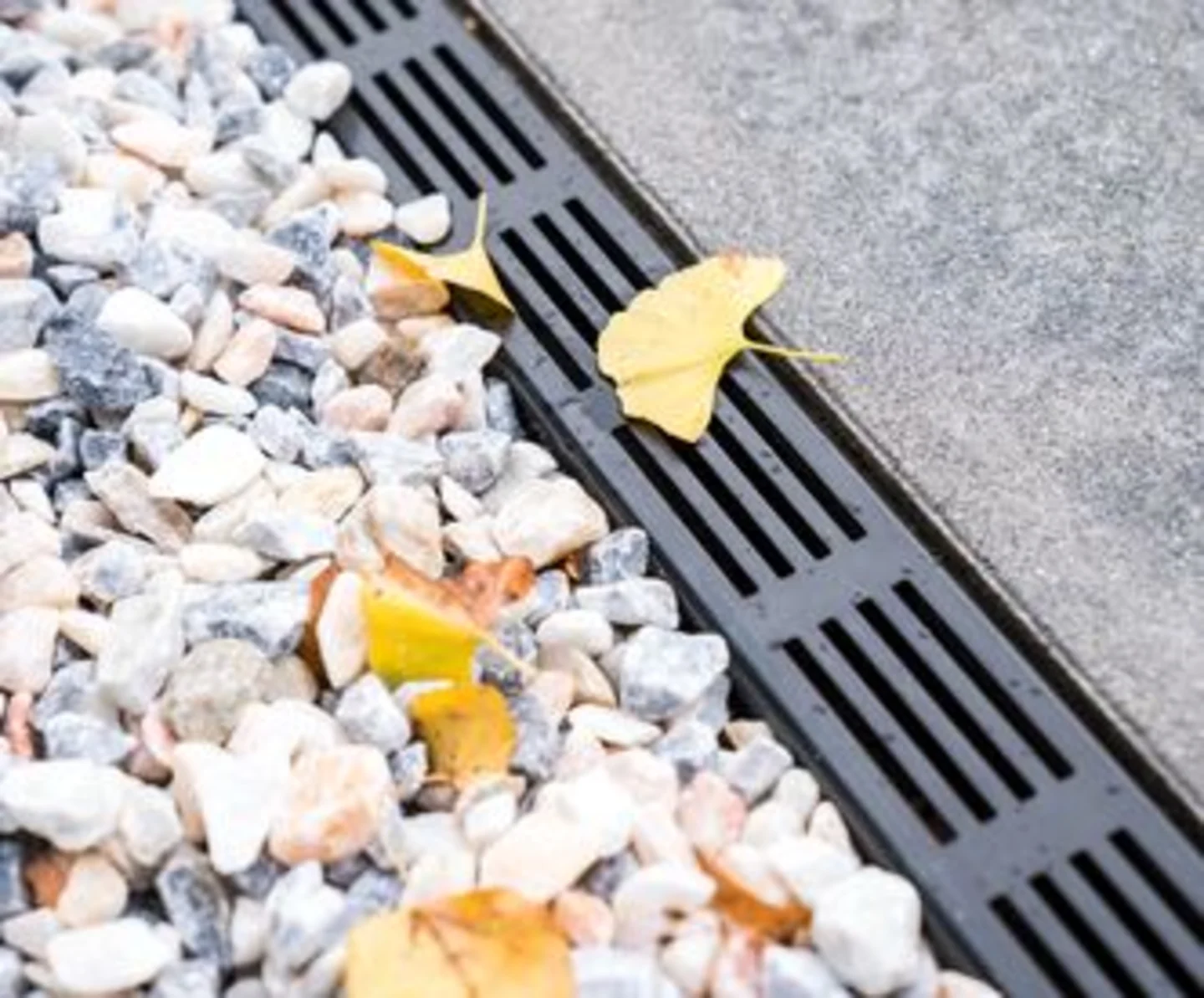 Garden drain zwart aluminium