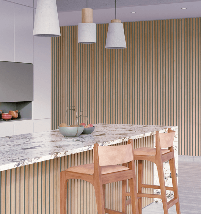 Wandpanelen modern interieur