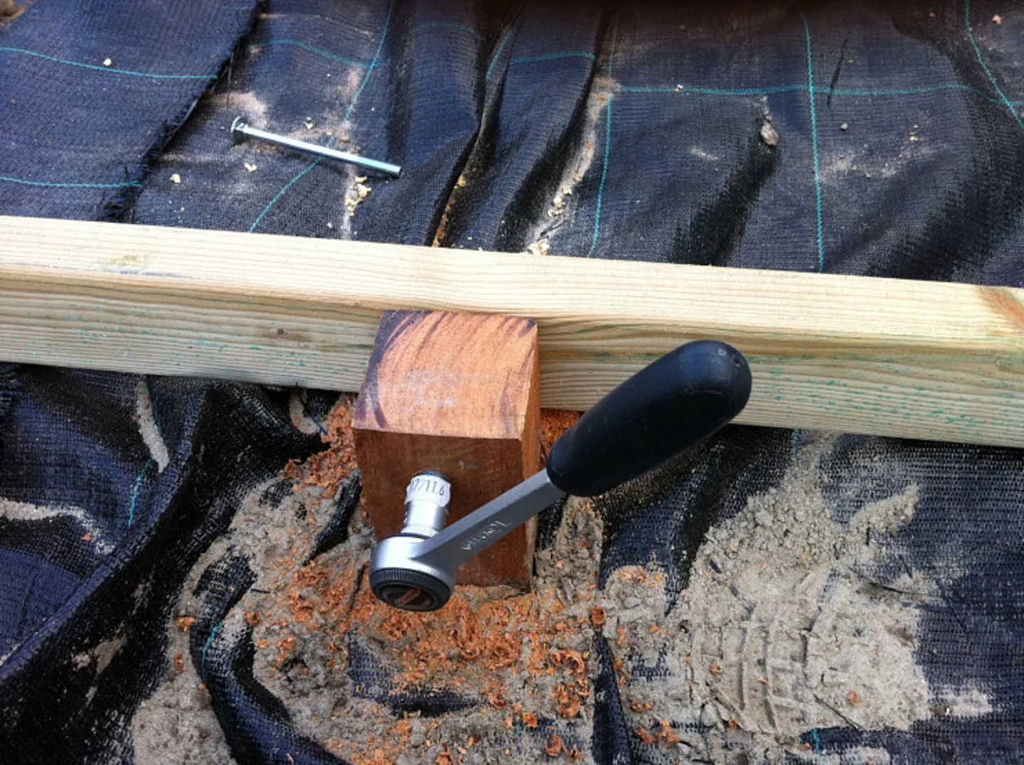 slotbout monteren draagbalk