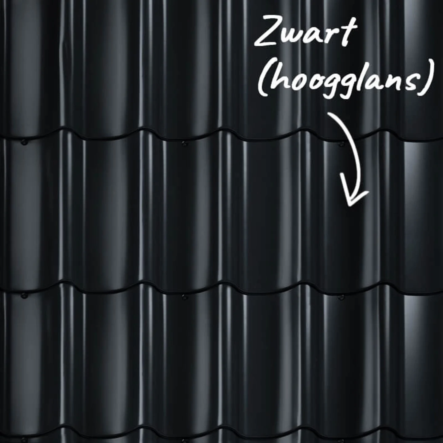 Zwart hoogglans