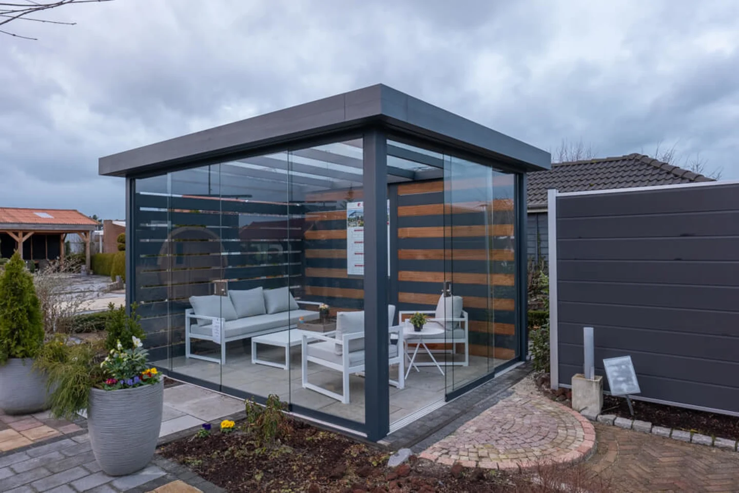 Aluminium Flat Roof Veranda