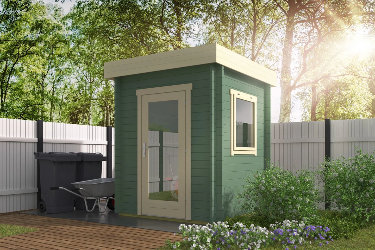 Frankie Log Cabin Compact