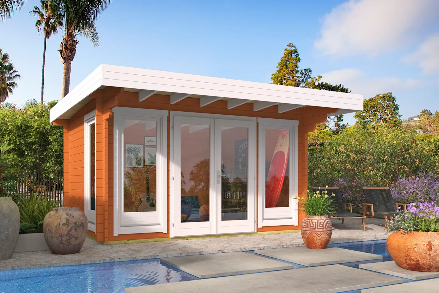 James Log Cabin Garden Office