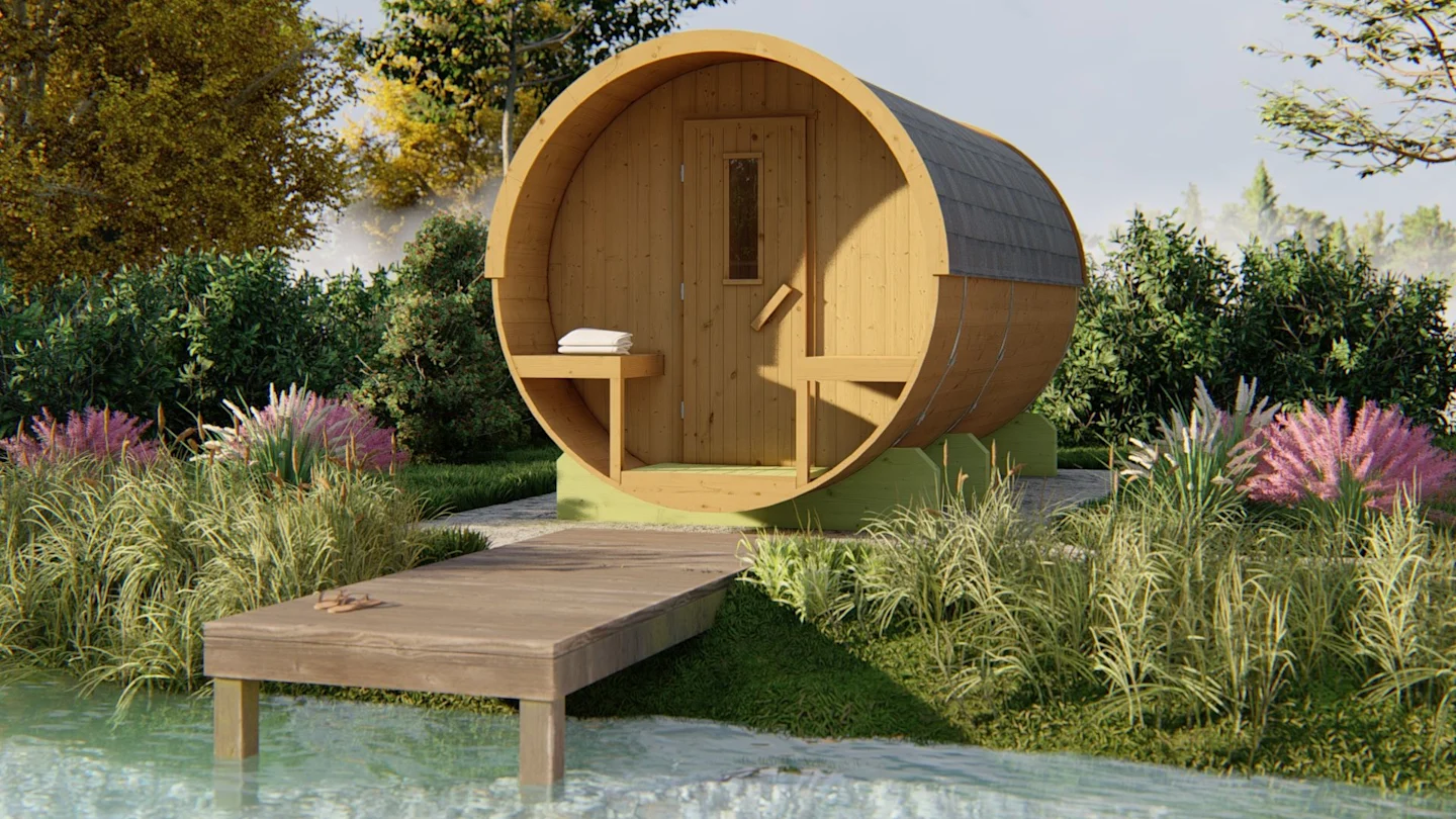 matti sauna barrel