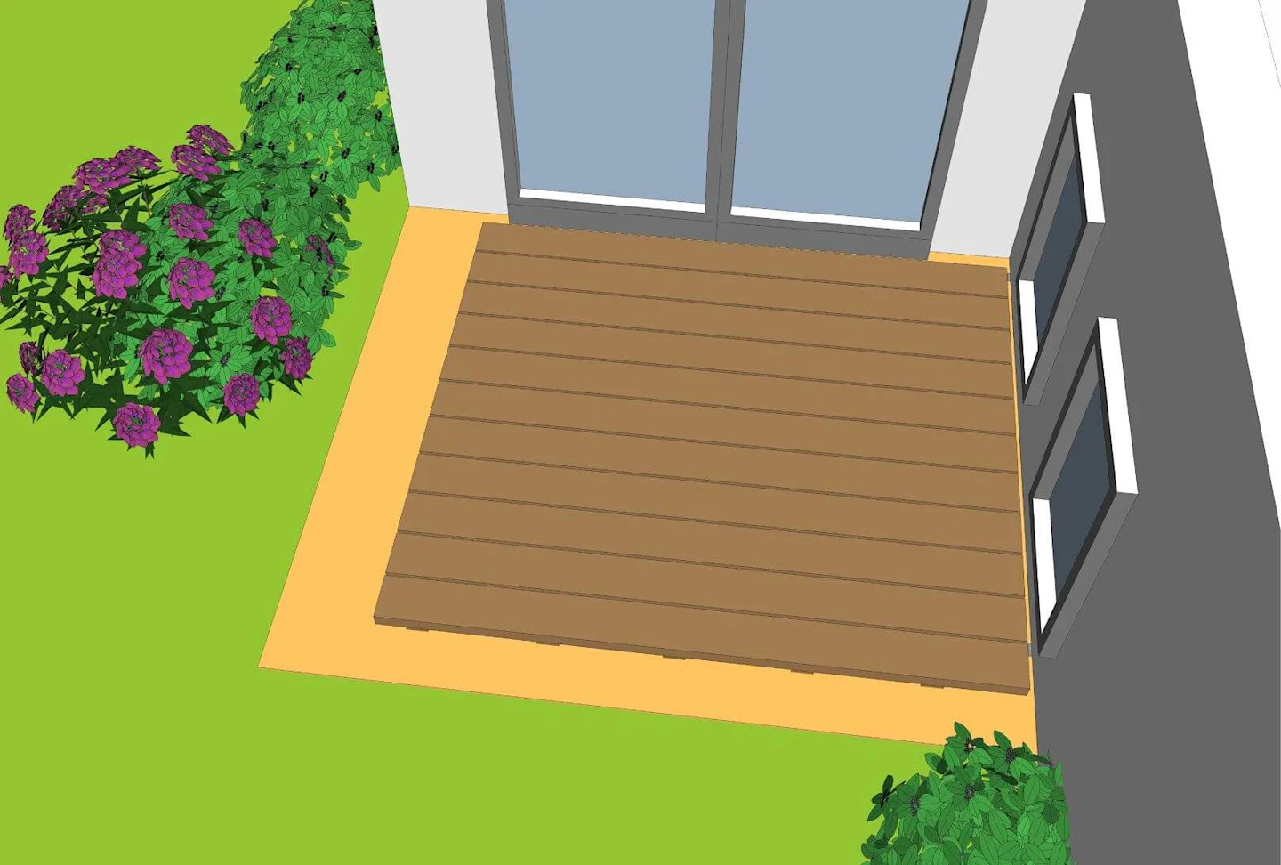 vlonder terras planken monteren