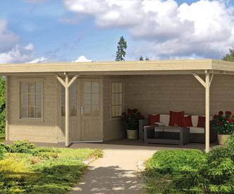 Overkapping circa 7 meter breed