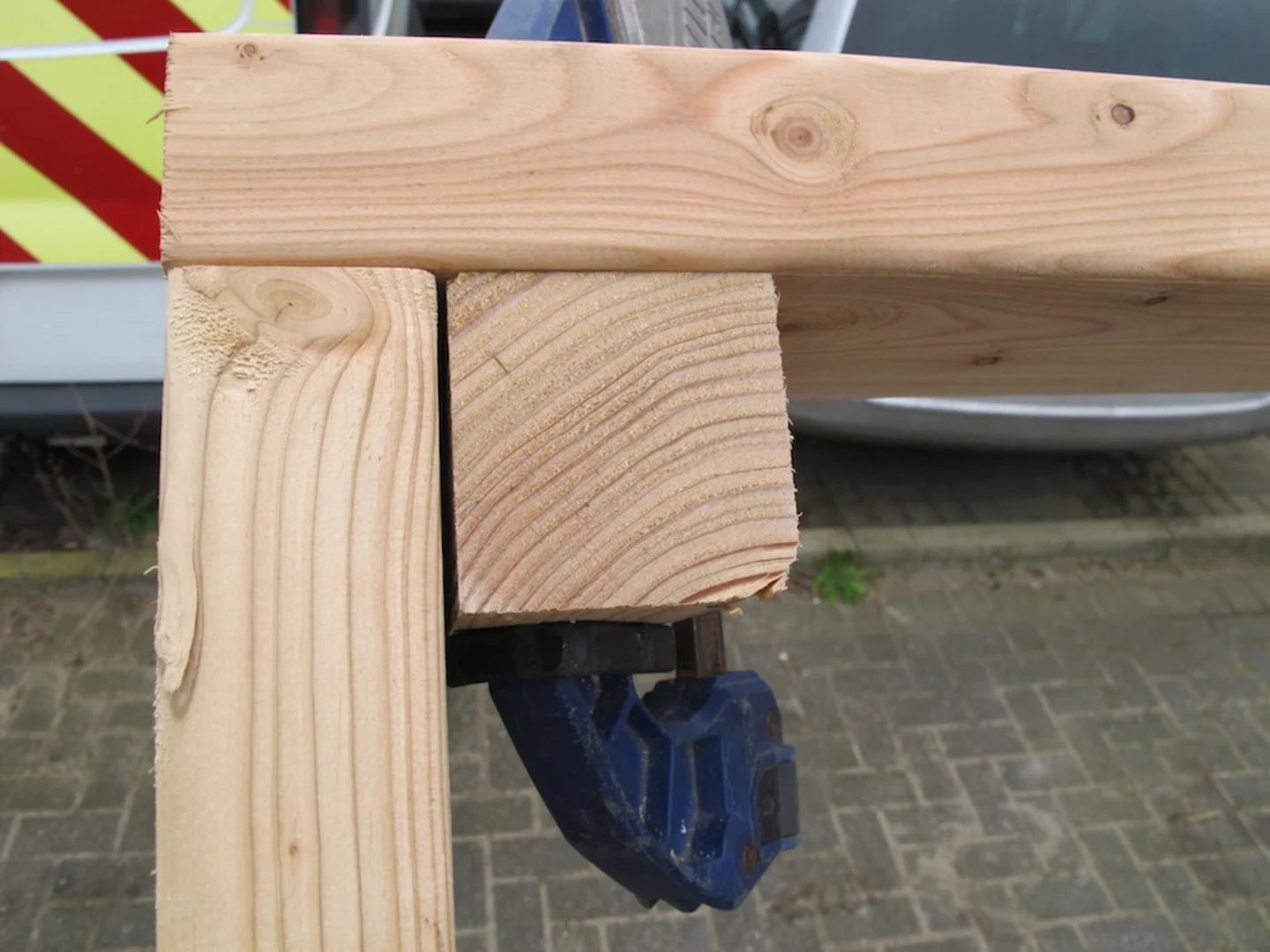 clamped-post