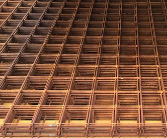 Betonstaalmat roestig 300x200cm