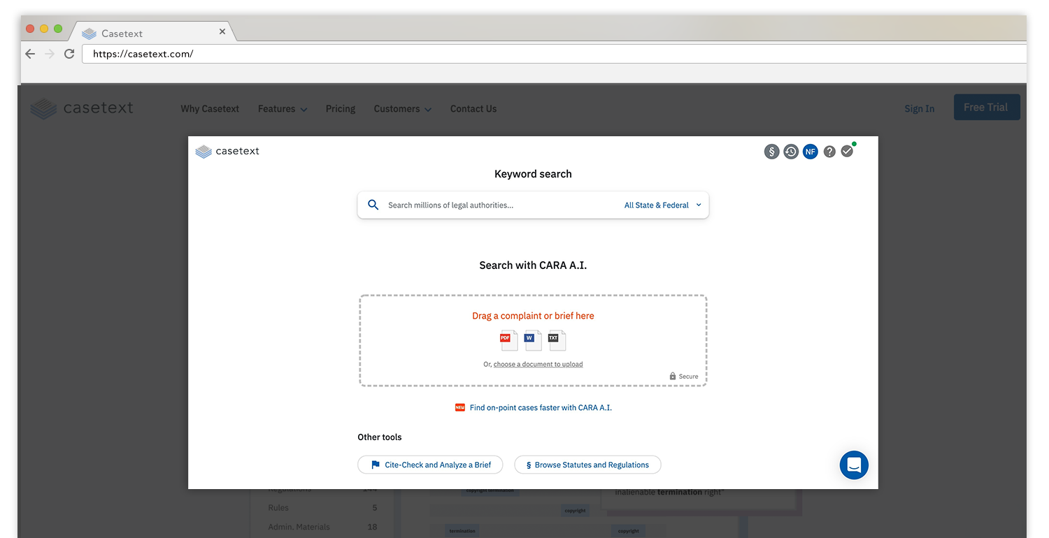 Casetext | Legal Research With Custom Search Filters
