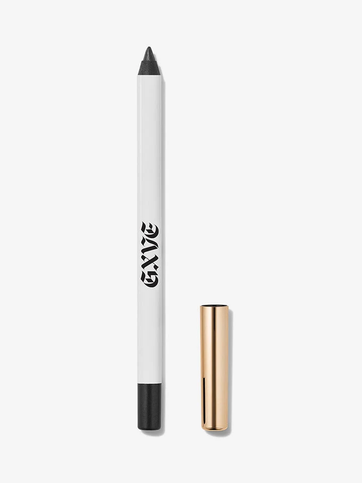 A waterproof eyeliner gel pencil with bold, high-impact pigment. The creamy formula glides on smoothly & blends out seamlessly for even, controlled application and high-performance color. Allows for some play time before it dries down to 24-hour wear that won’t budge. Like all GXVE products, this eye liner is vegan, cruelty-free, and formulated clean.