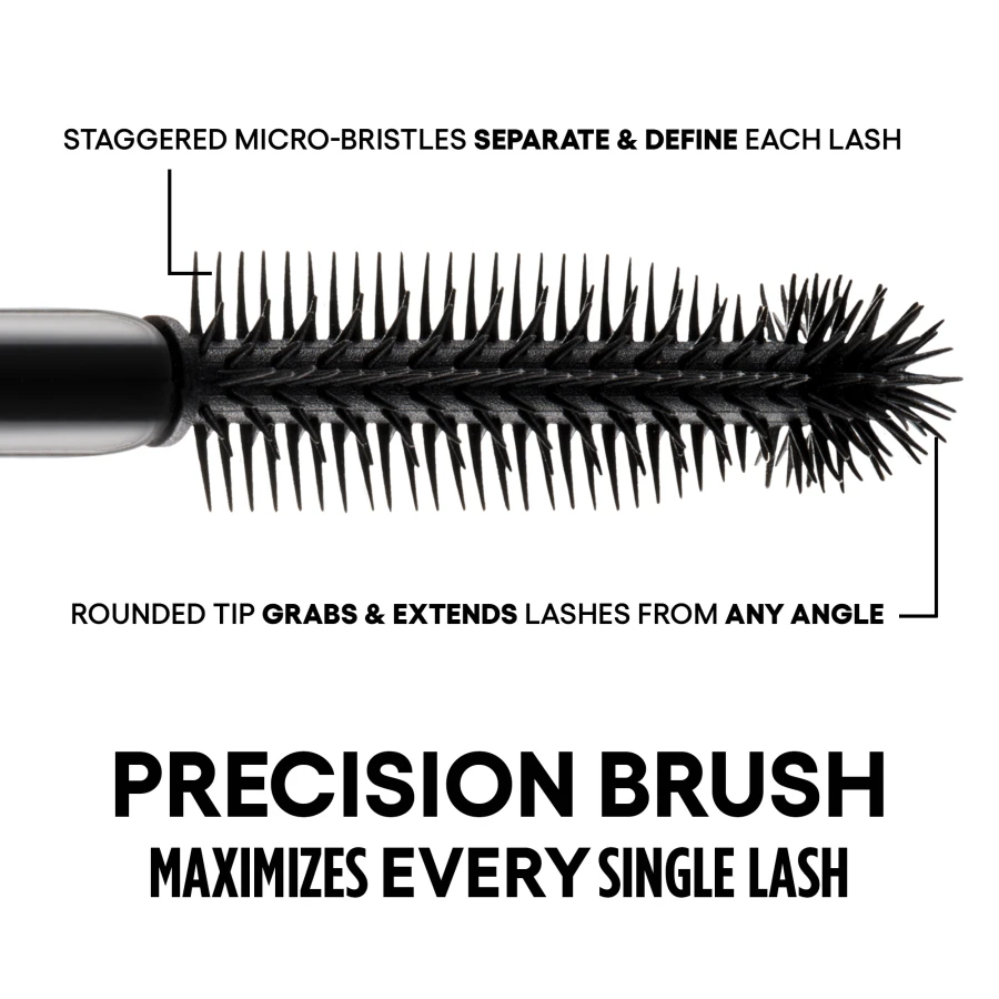 GXVE Can't Stop Staring Mascara Application Brush Close Up