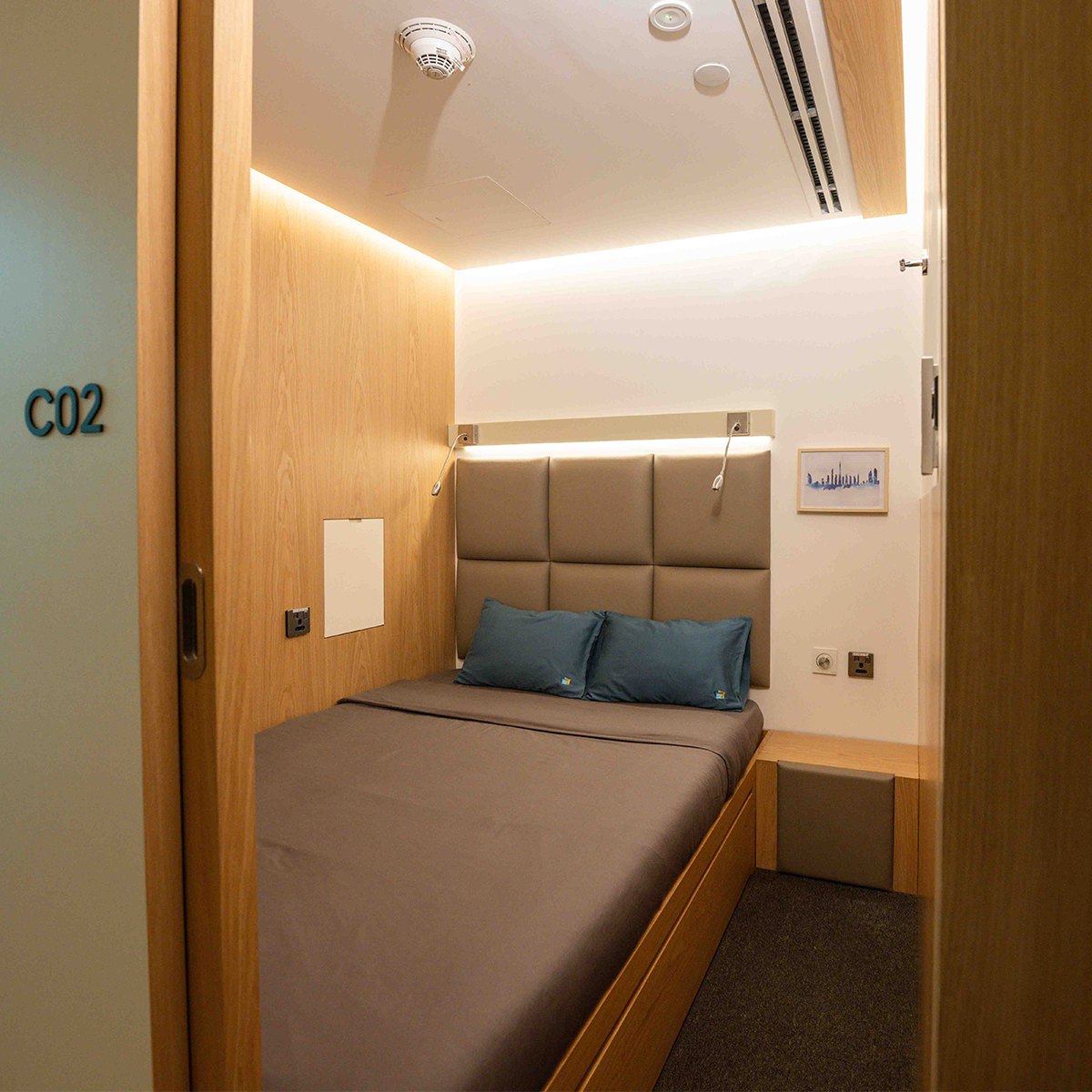 sleep 'n fly, Dubai airport, Double cabin, double room