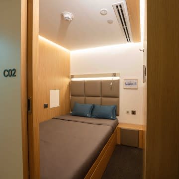 sleep 'n fly, Dubai airport, Double cabin, double room