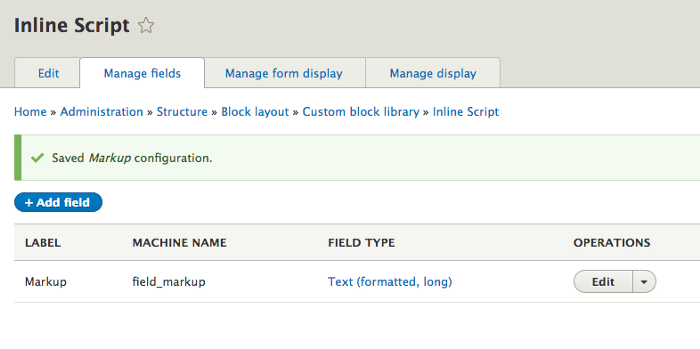 Inline Script