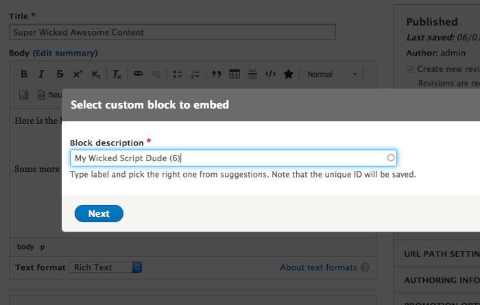 Select Embed