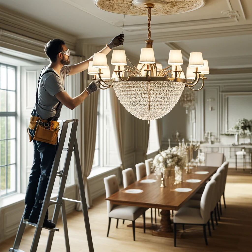 Cover Image for How to Safely Install a Chandelier: Top Tips and Best Practices for Heavy Light Fixtures