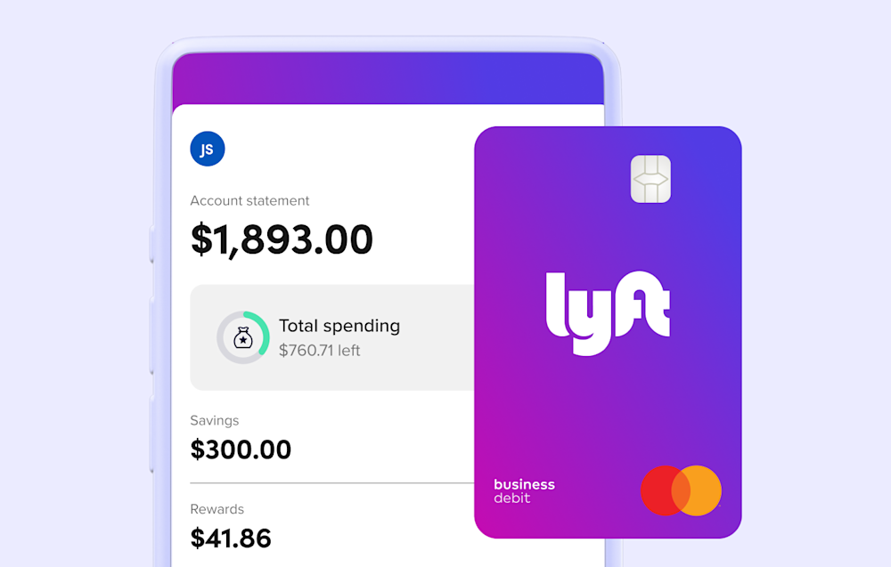 The Lyft Direct debit card for drivers