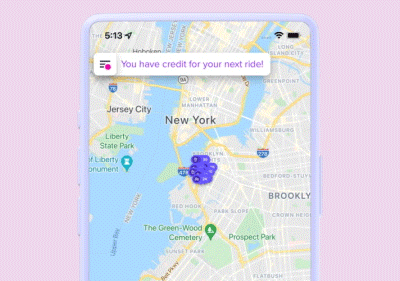 how to gif animation on adding pronouns to Lyft App