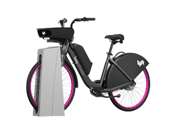 Illustration of Lyfts bike and scooters. 
