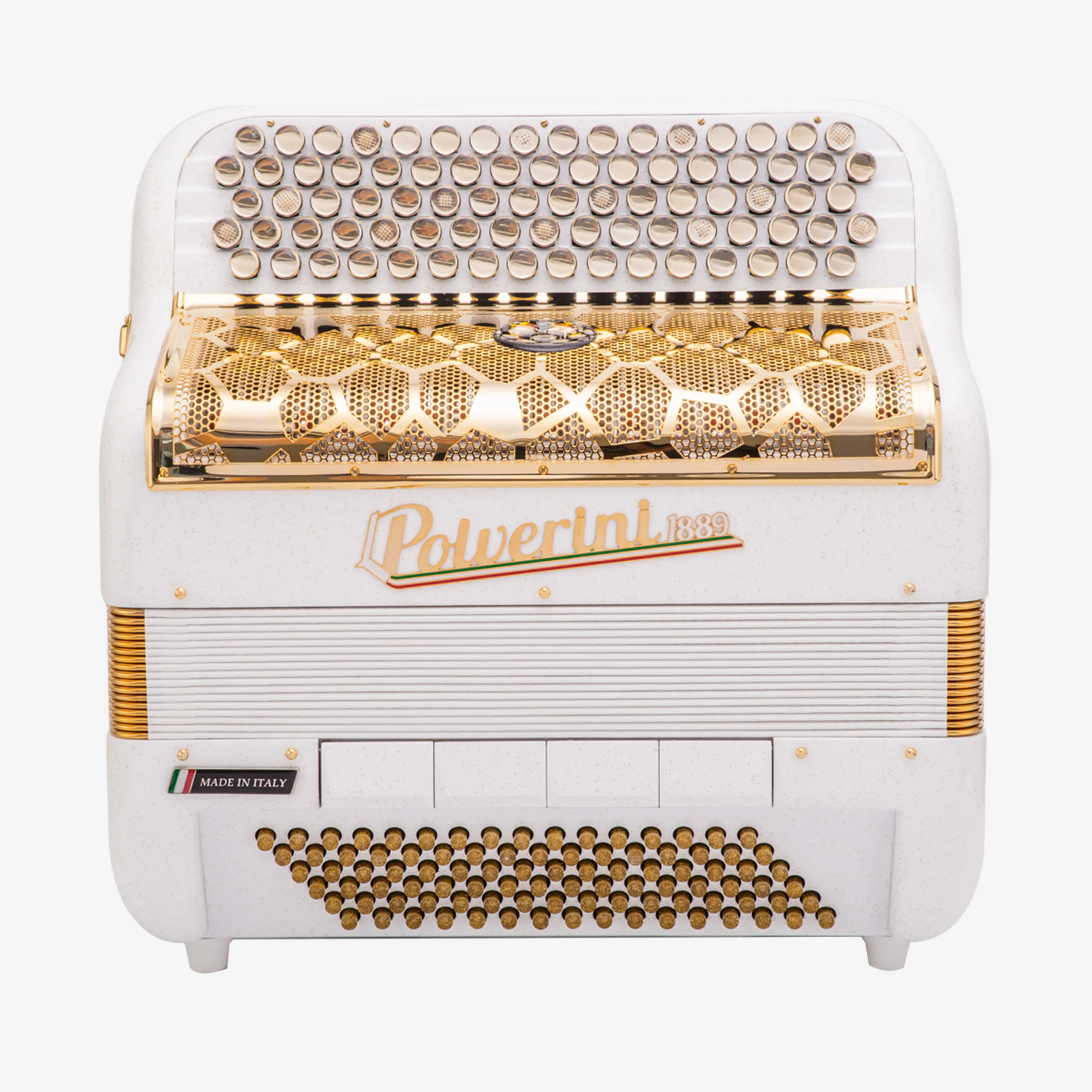 B96 III accordion white - front view