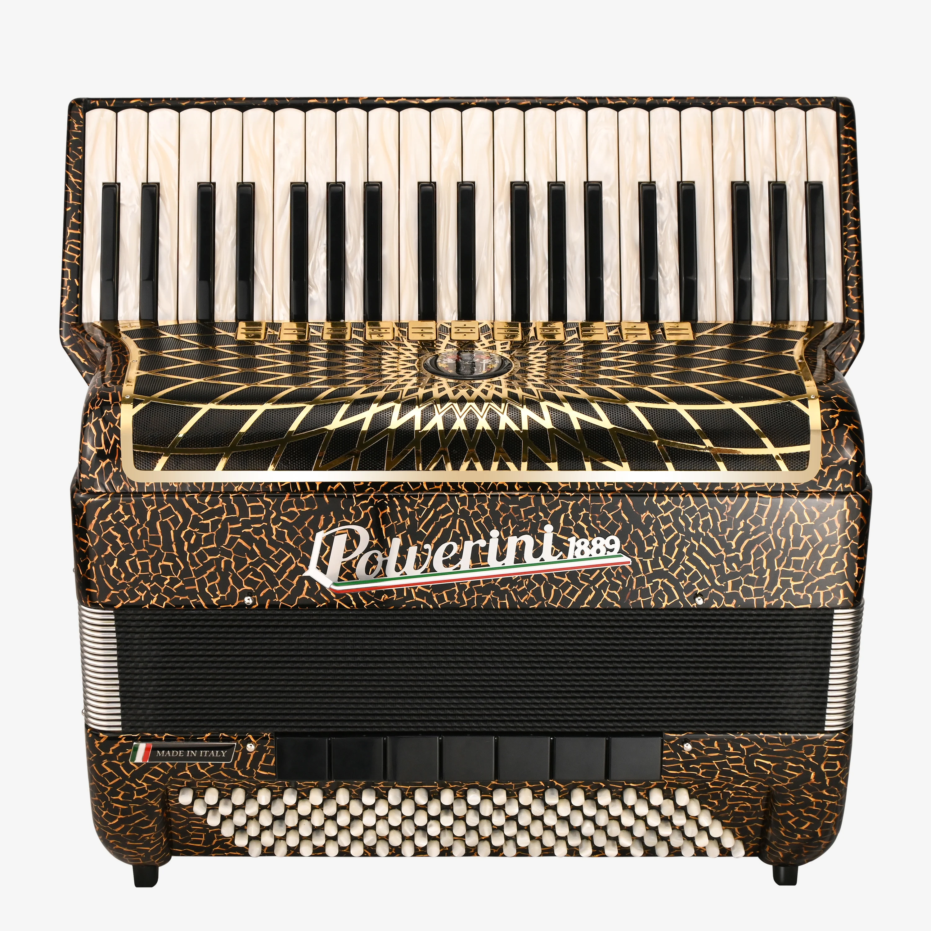 Mini120S Piano Accordion Leopard