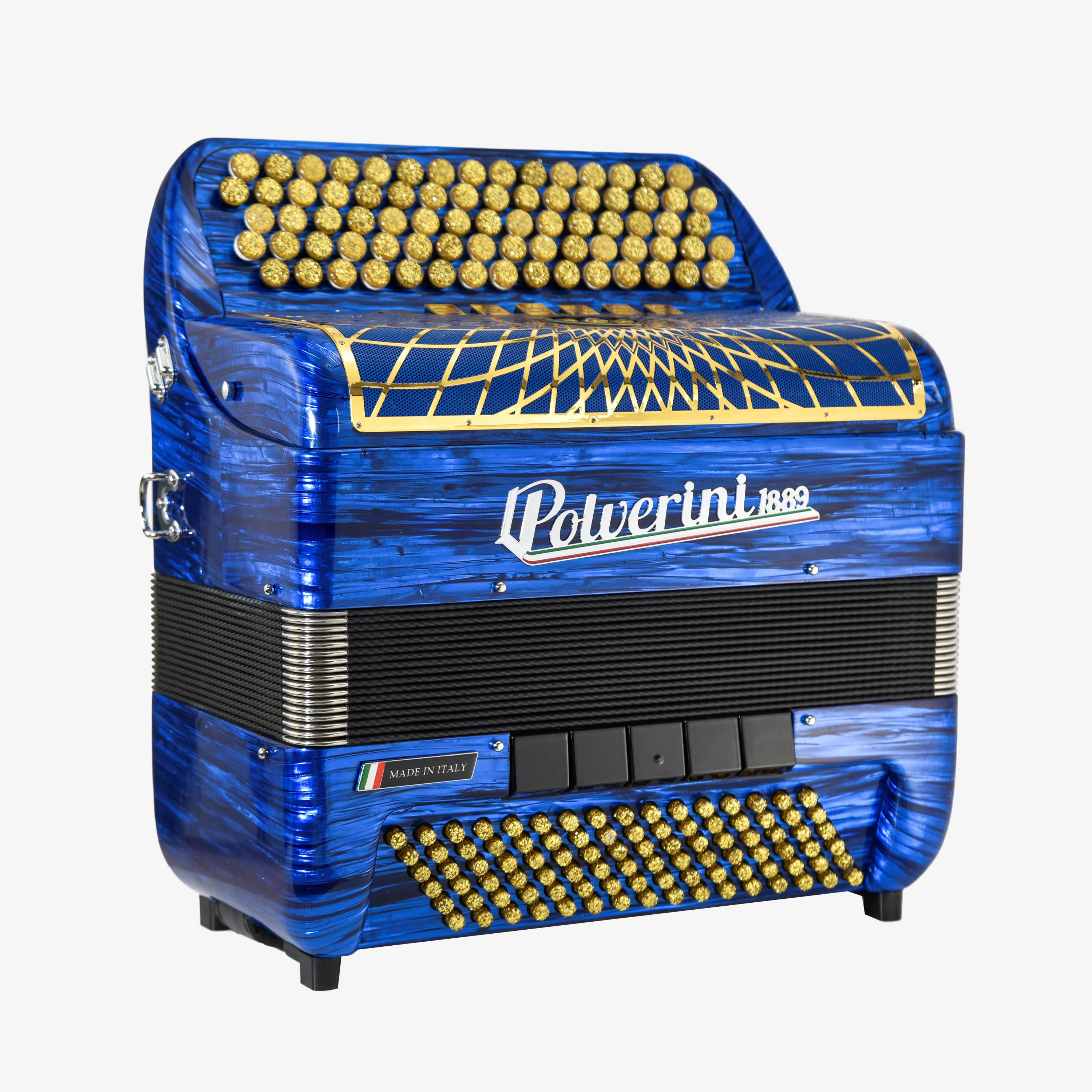 B96 III mini accordion wave - angled view