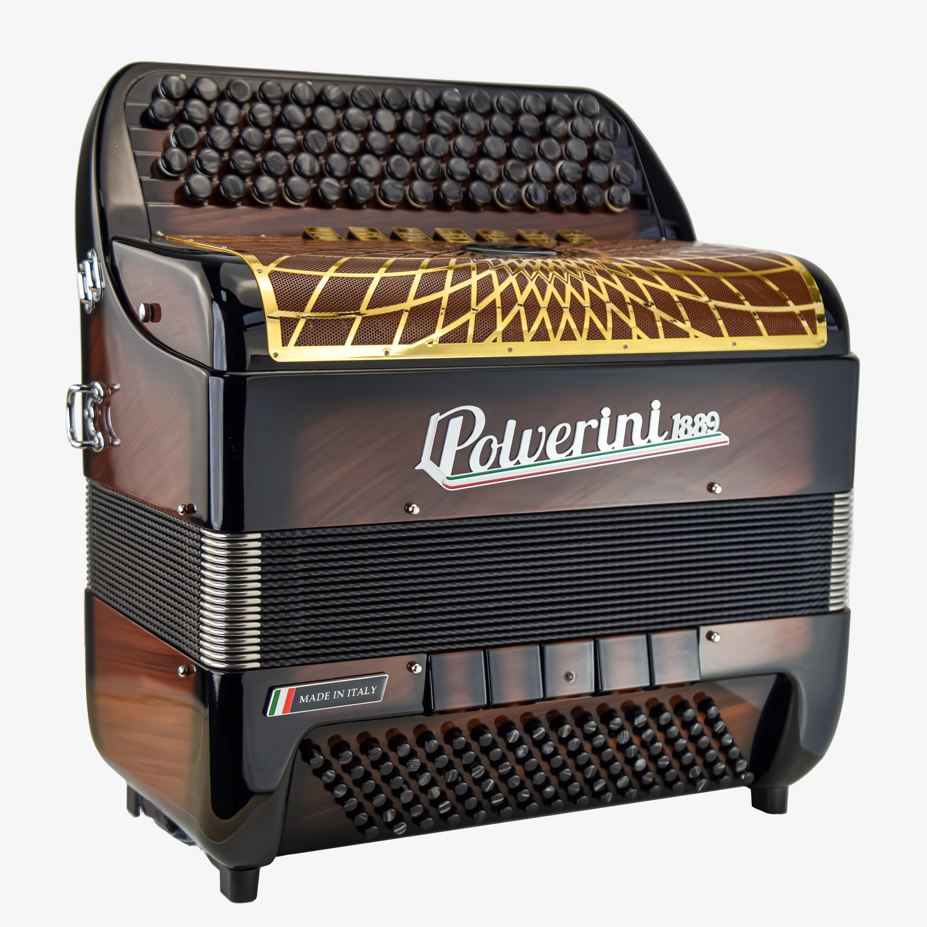 B96IIIS button accordion chocolate