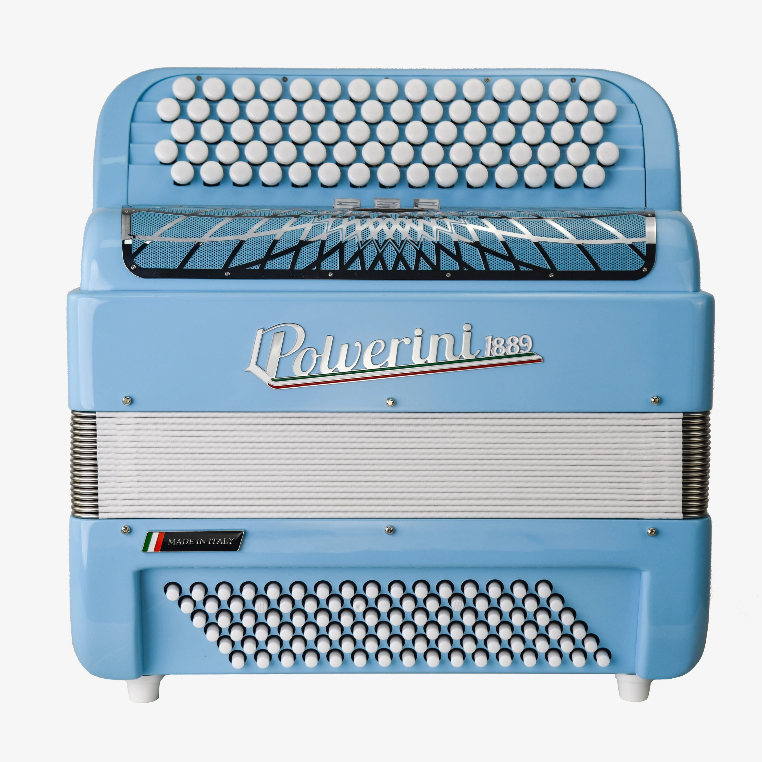 B96M Button Accordion Ice