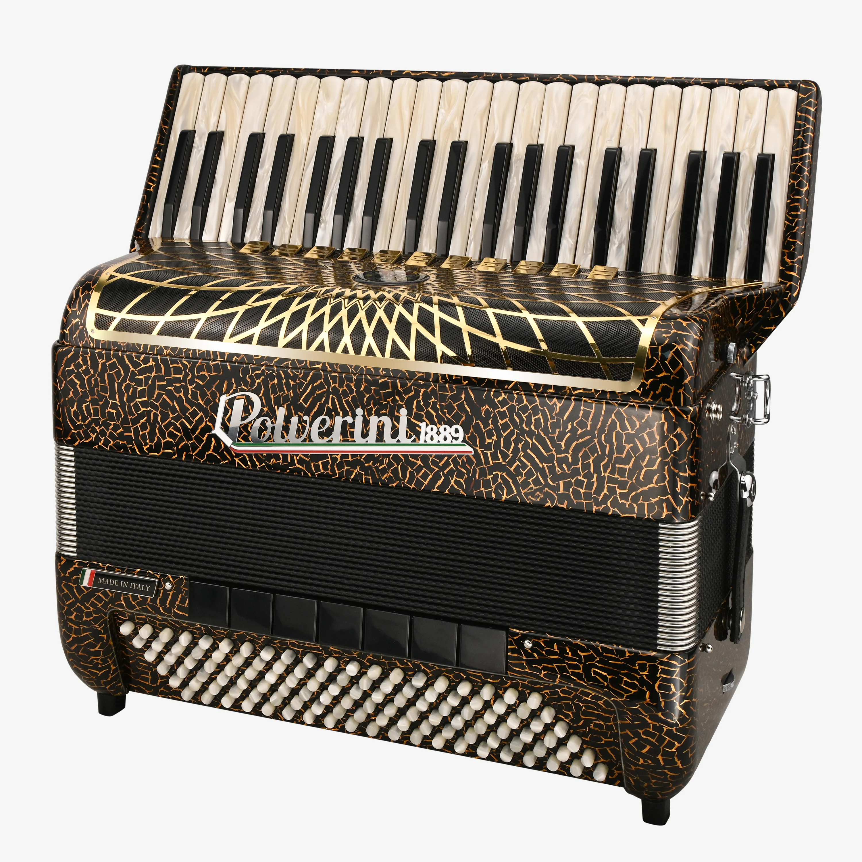 Mini120S Piano Accordion Leopard