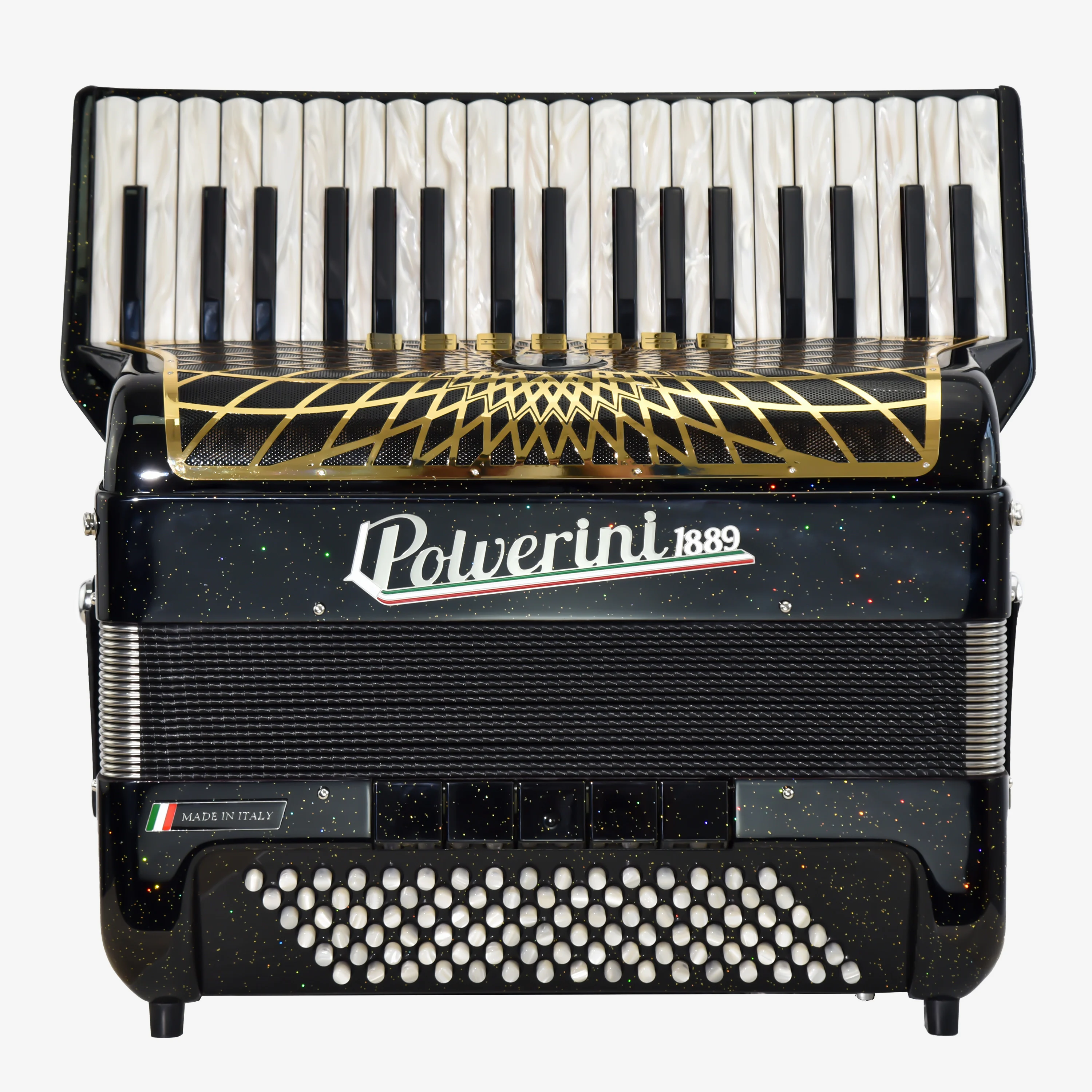 Mini 96S accordion black - front view