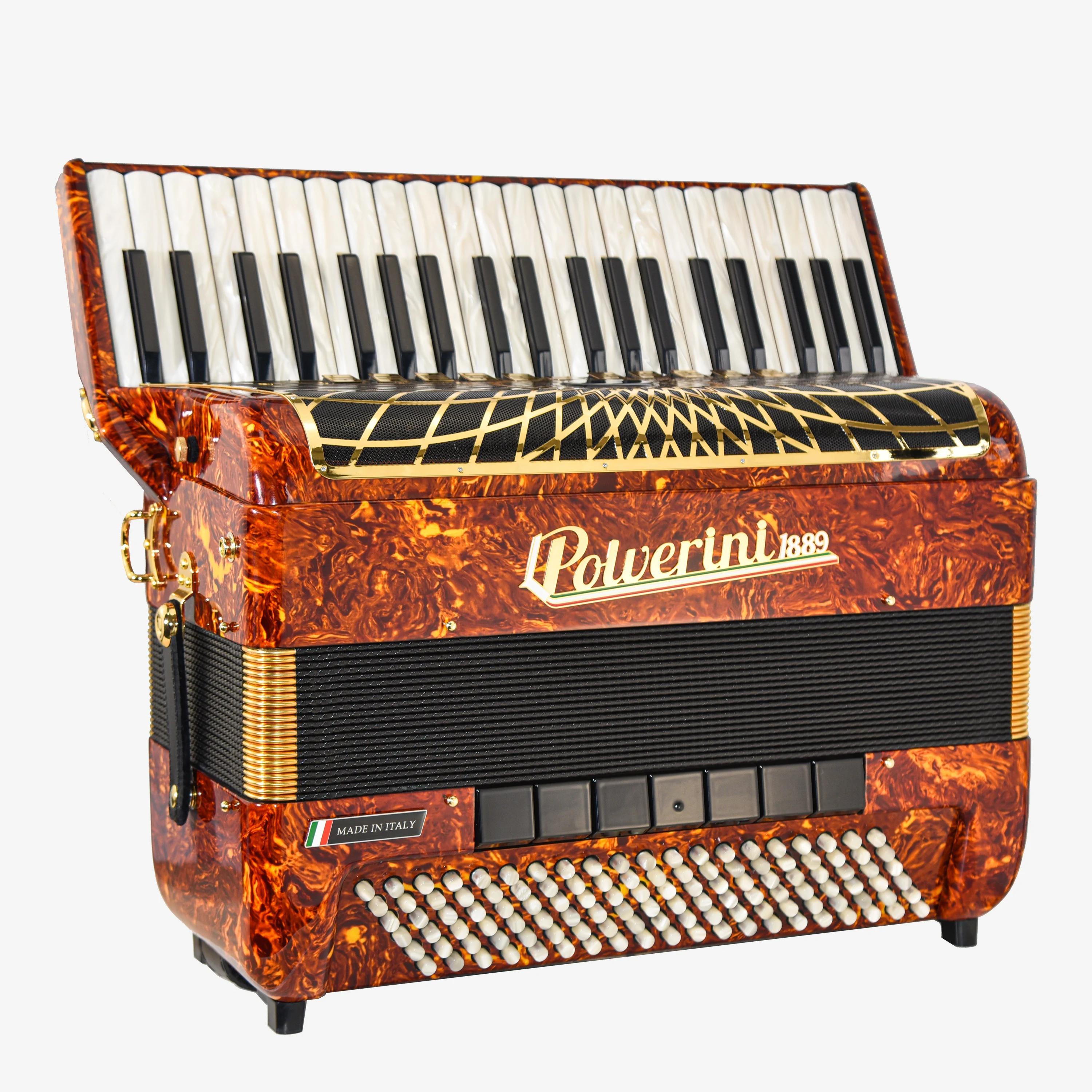 Mini120S Piano Accordion Red