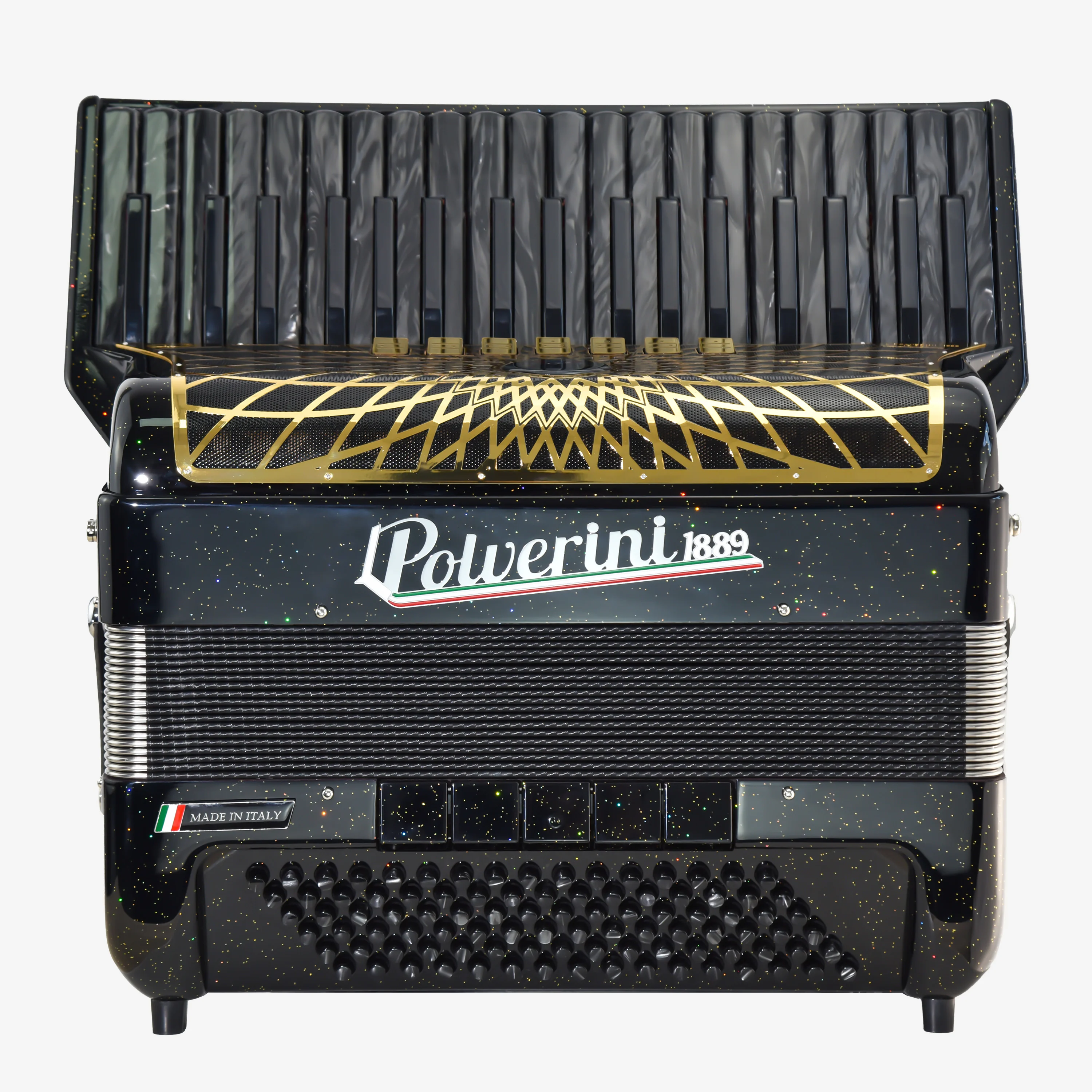 Mini96S Piano Accordion Black keys color