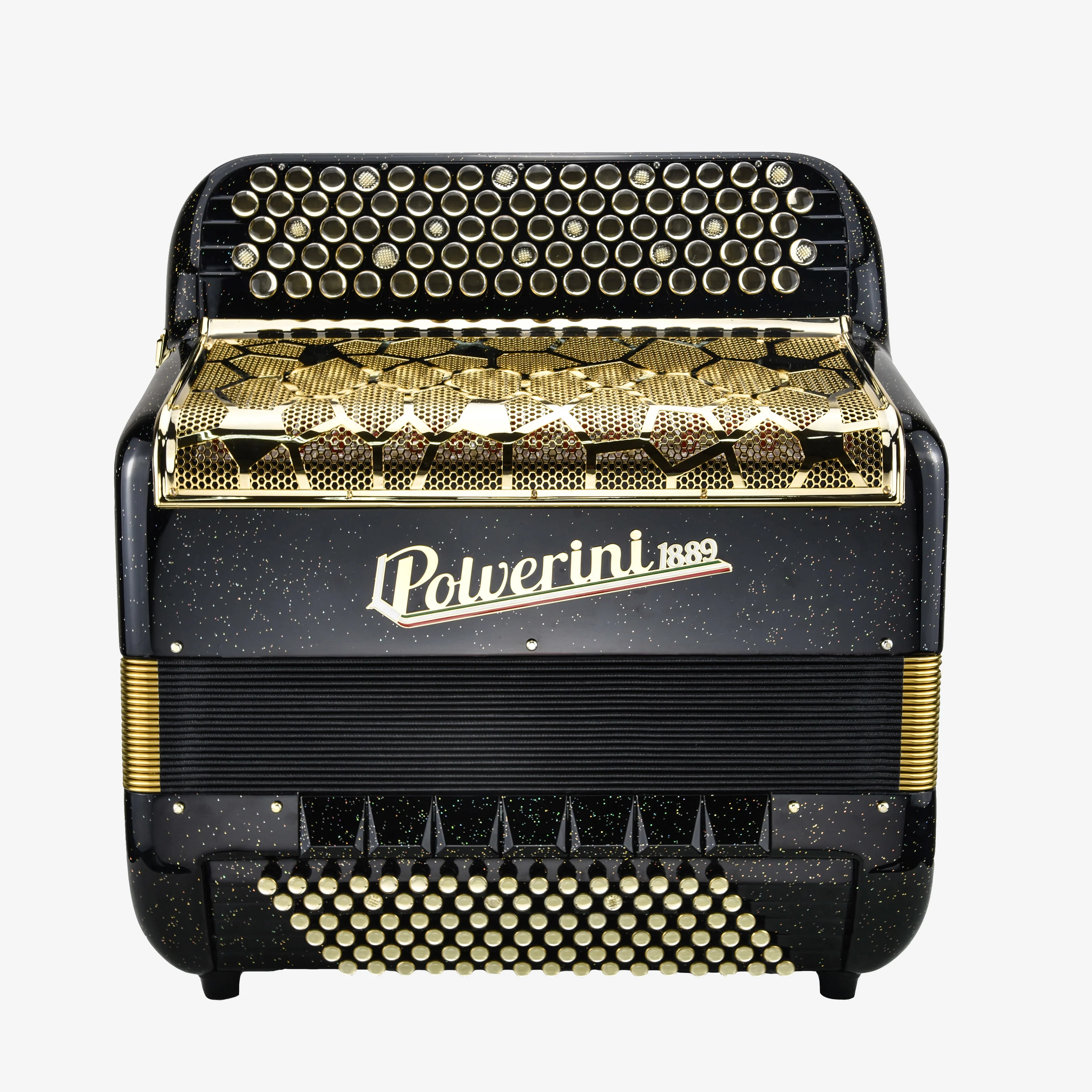 BC96 button accordion black