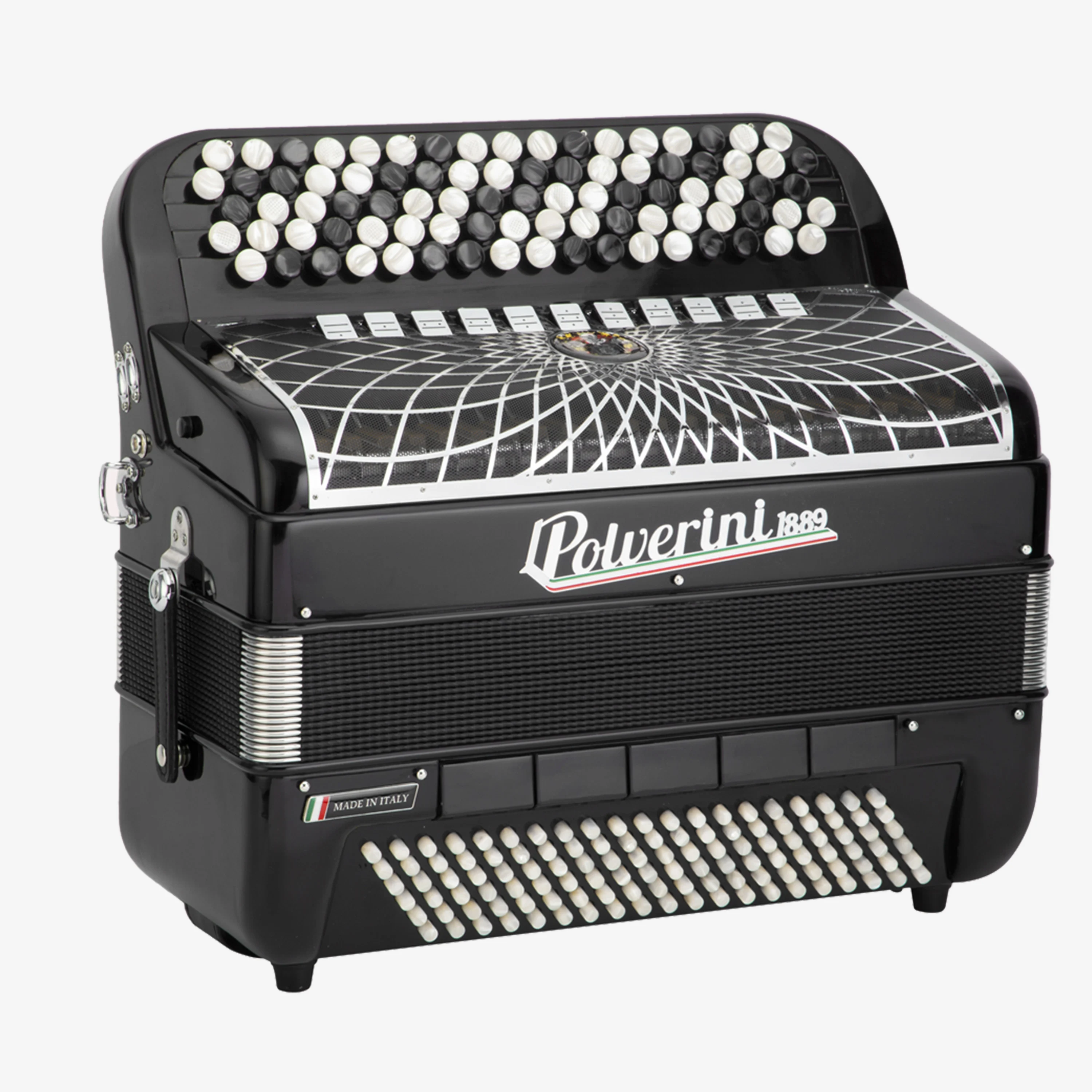 B120 button accordion black