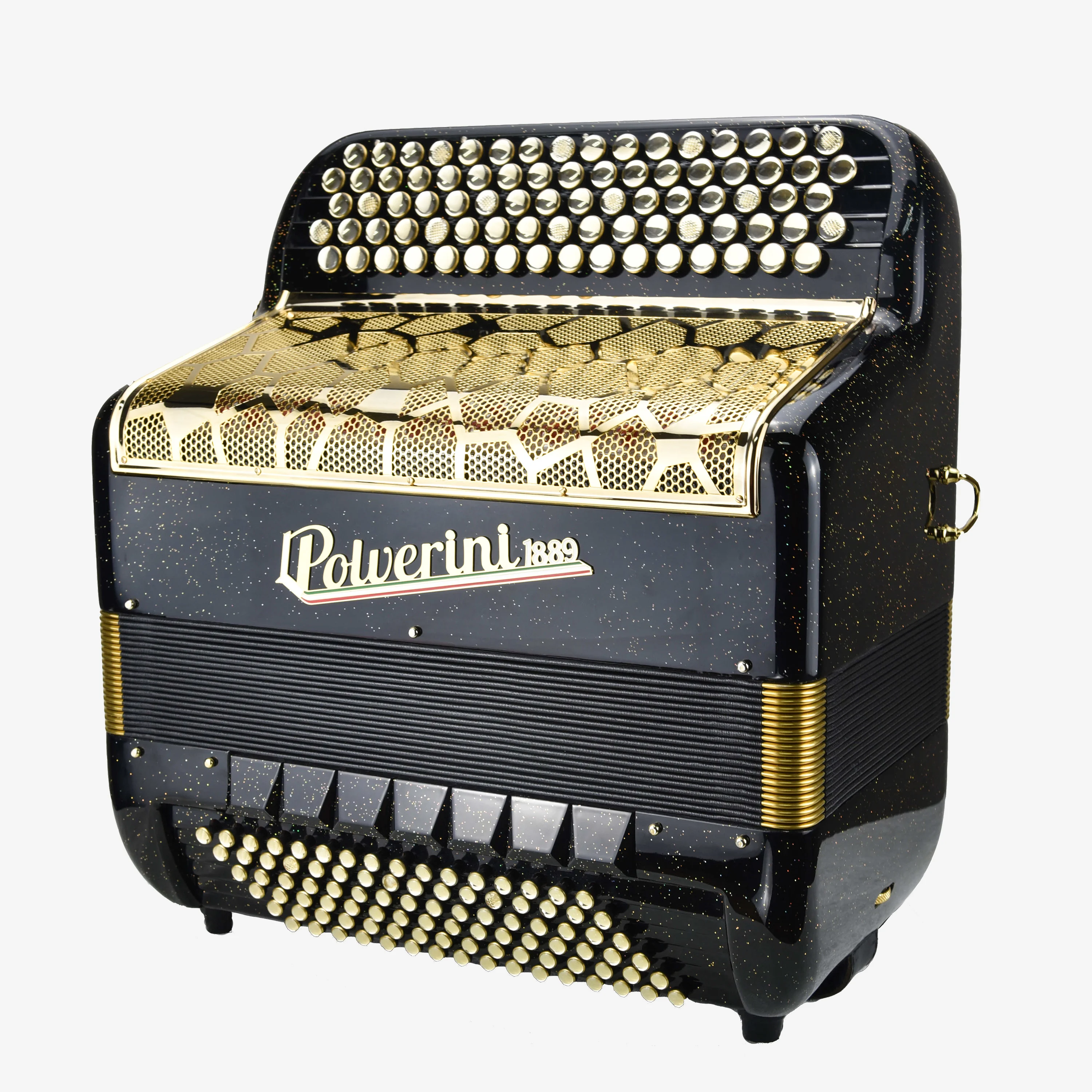 BC96 button accordion black