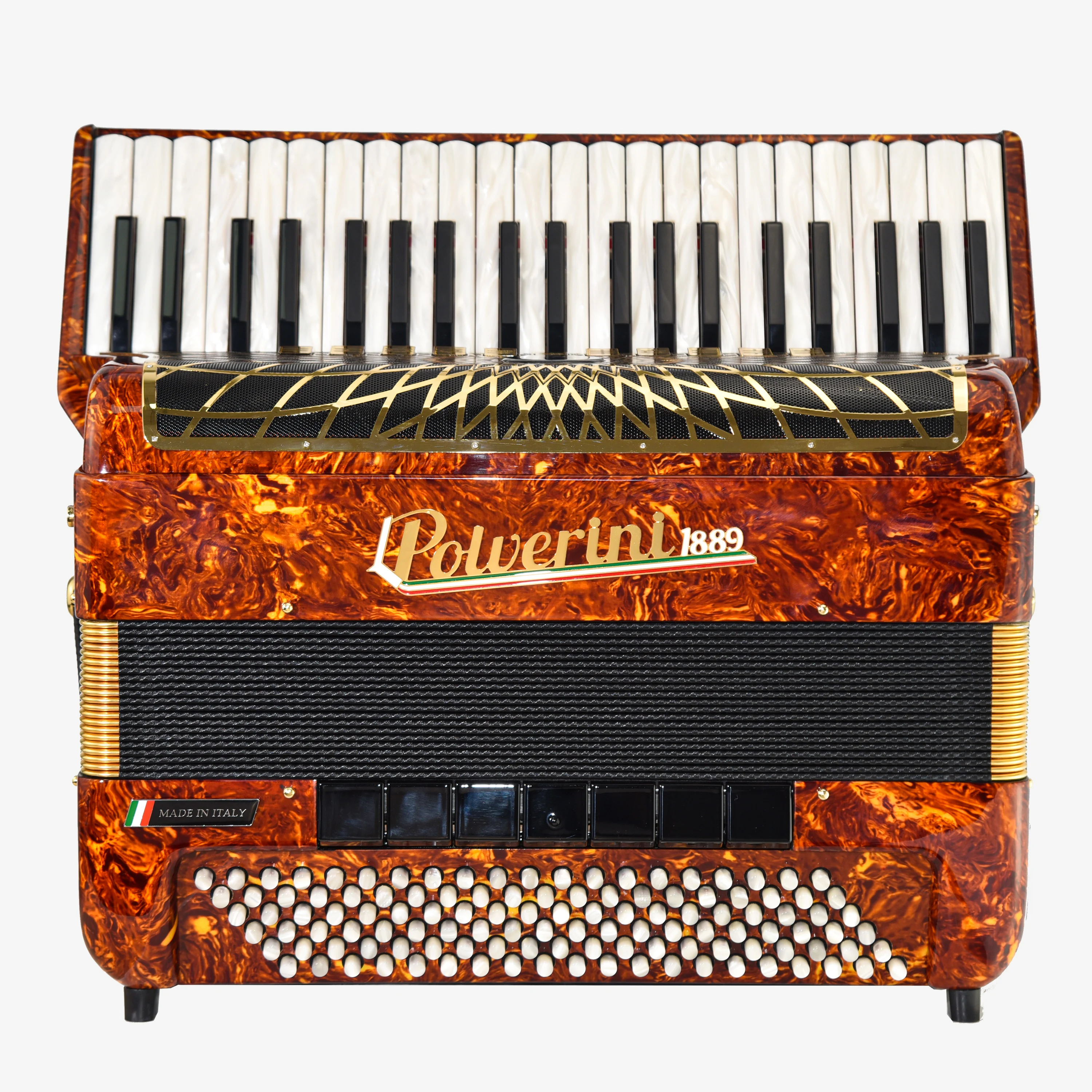 Mini120S Piano Accordion Red