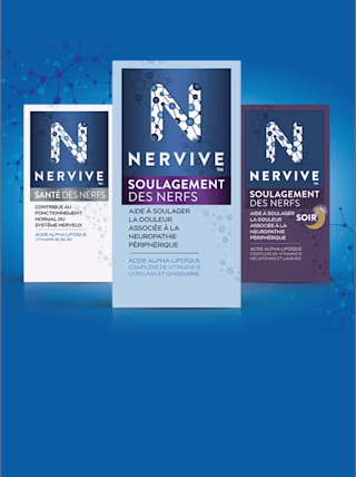 Bannière de page de produit nerveuse