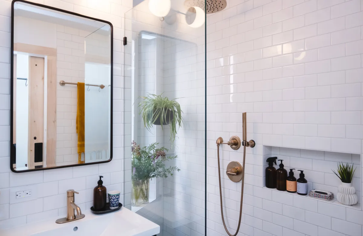 Whimsical Tiles in Classic Bath | Brooklyn | Block Renovation