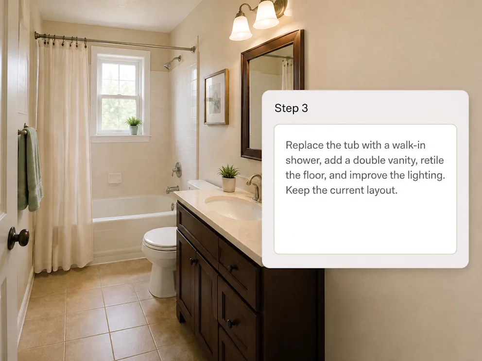 Renovation Cost Calculator Example Bathroom