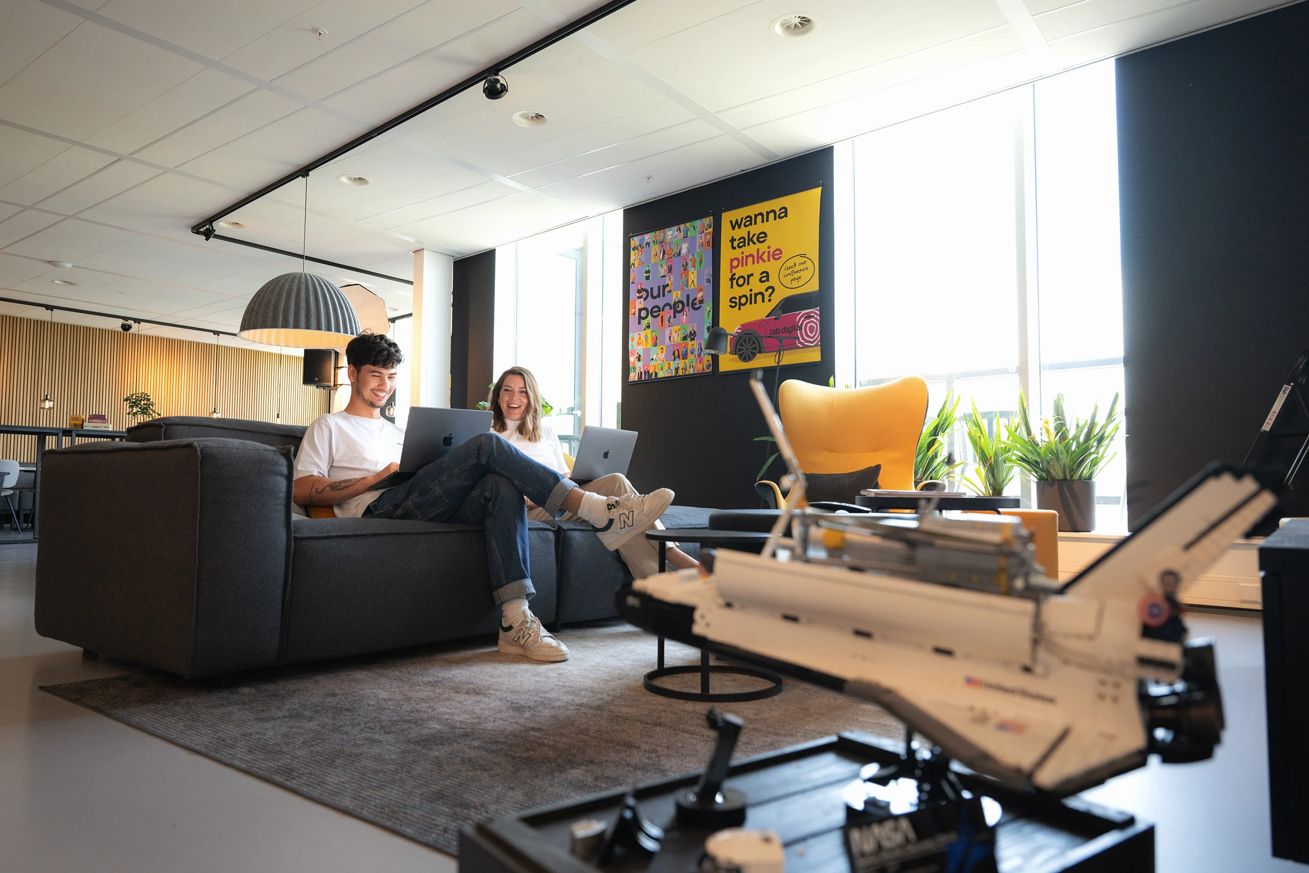 A relaxed working environment in our Utrecht office