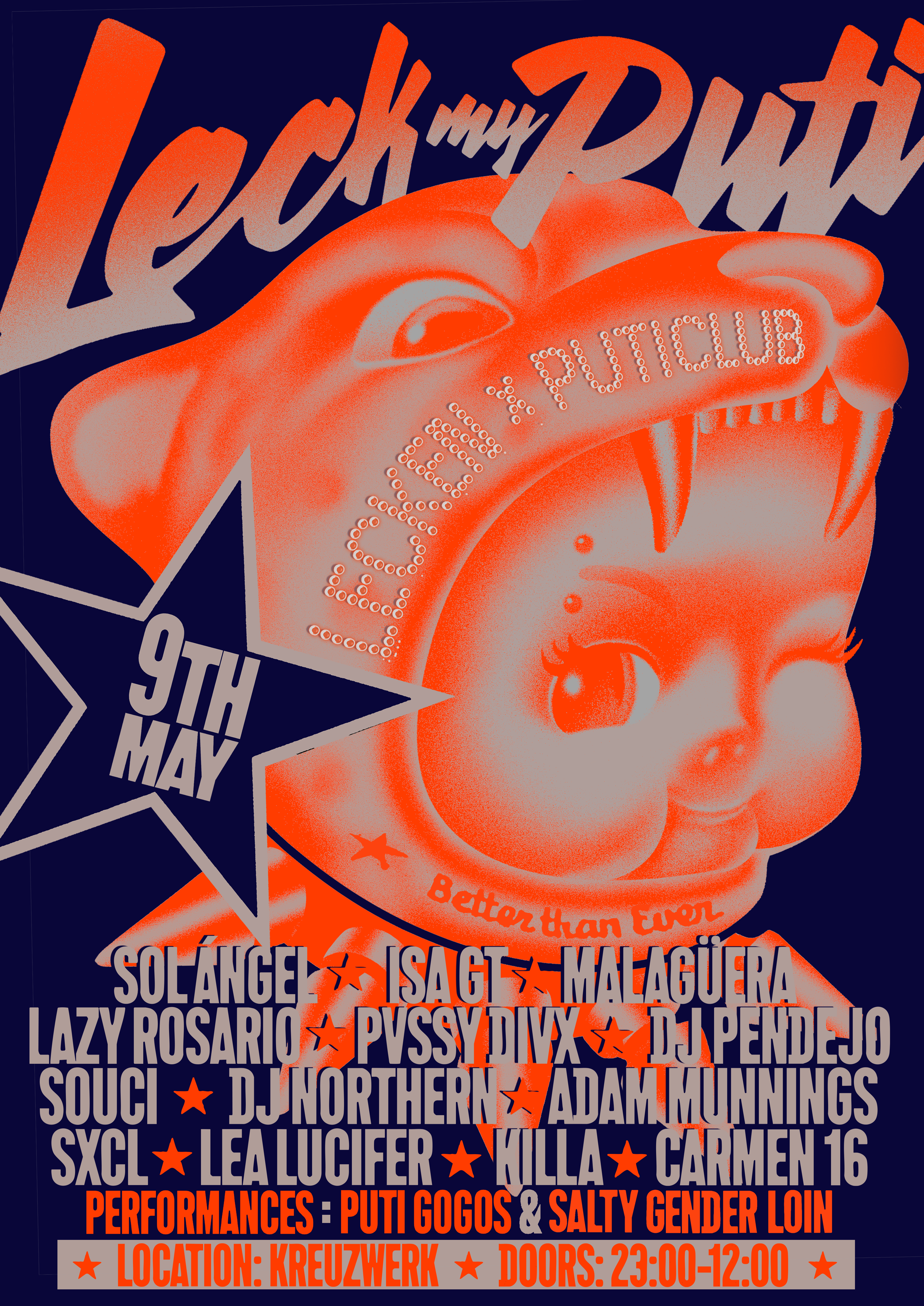 Leck my Puti sticker by Jude Gardner-Rolfe