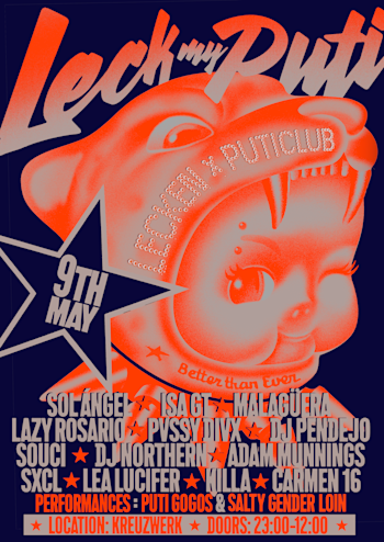 Leck my Puti Leck my Puti sticker by Jude Gardner-Rolfe