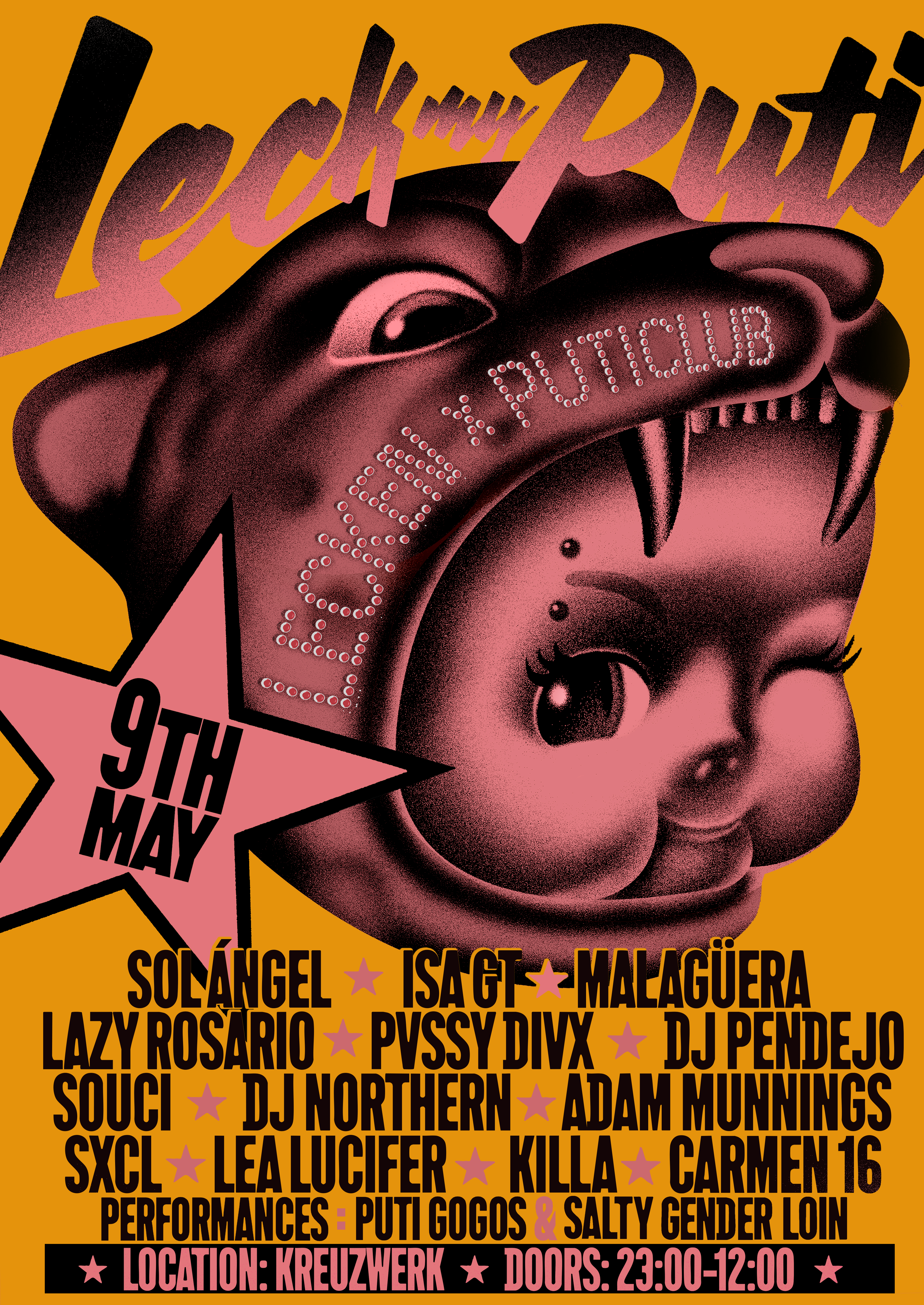 Leck my Puti sticker by Jude Gardner-Rolfe