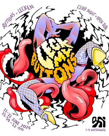 Leck my Buttons 3 Leck my Buttons 3 sticker by Eric Kostiuk Williams