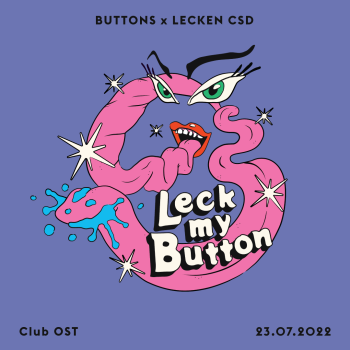 Leck My Button 01 Leck My Button 01 sticker by Naro Watanabe