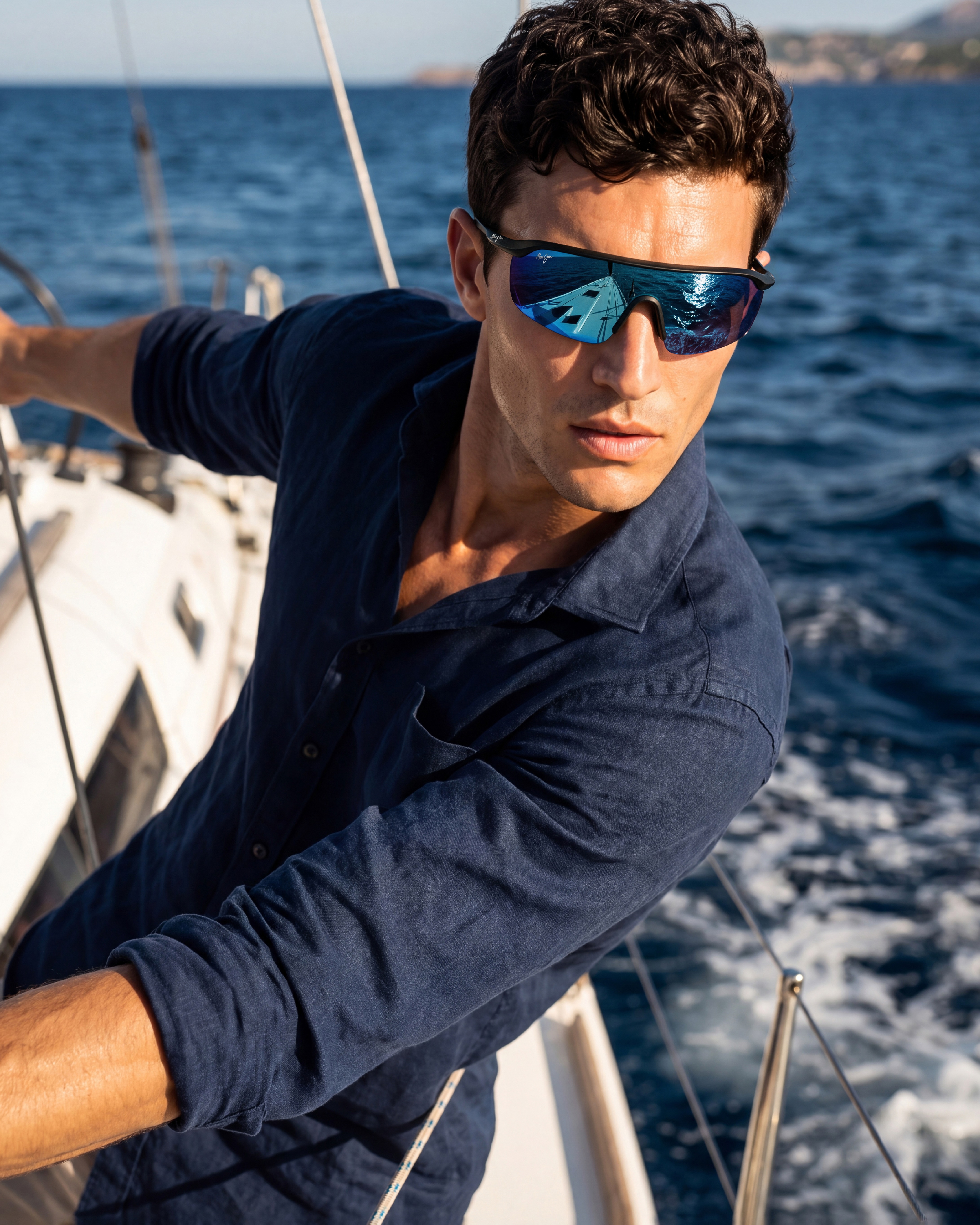 Maui Jimメンズ 偏光サングラス メタルフレーム Men's Sunglasses | Maui Jim